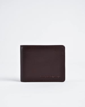 Conway - Men’s Original Leather Sleek Wallet (Cherry)