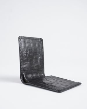 Conway - Men’s Original Leather Wallet (Croco Black)