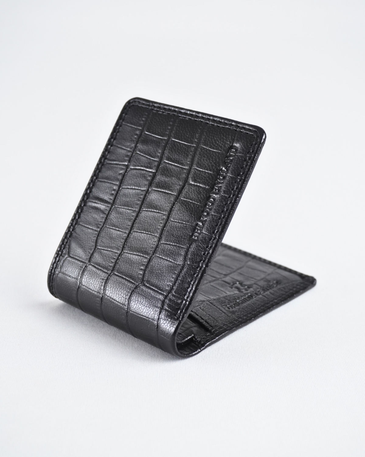 Conway - Men’s Original Leather Wallet (Croco Black) Conway - Men’s Original Leather Wallet (Croco Black)