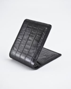 Conway - Men’s Original Leather Wallet (Croco Black)