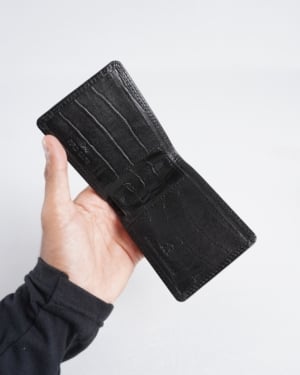 Conway - Men’s Original Leather Wallet (Croco Black)