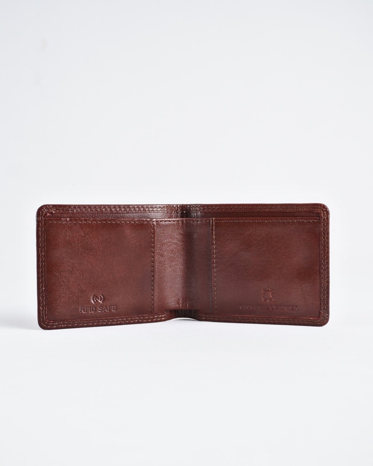 Conway - Sleek Men’s Original Leather Sleek Wallet (Rich Brown)
