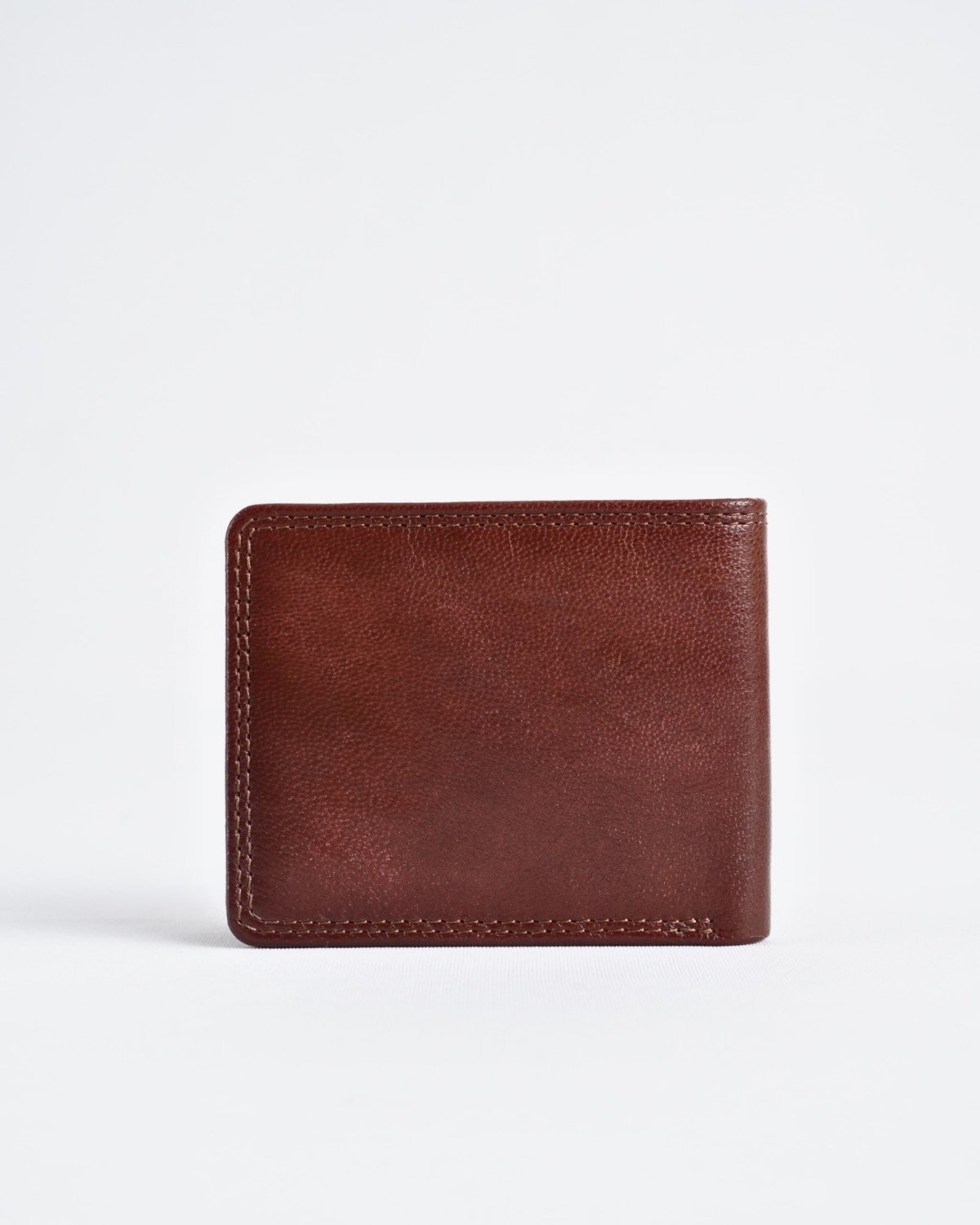 Conway - Sleek Men’s Original Leather Sleek Wallet (Rich Brown)