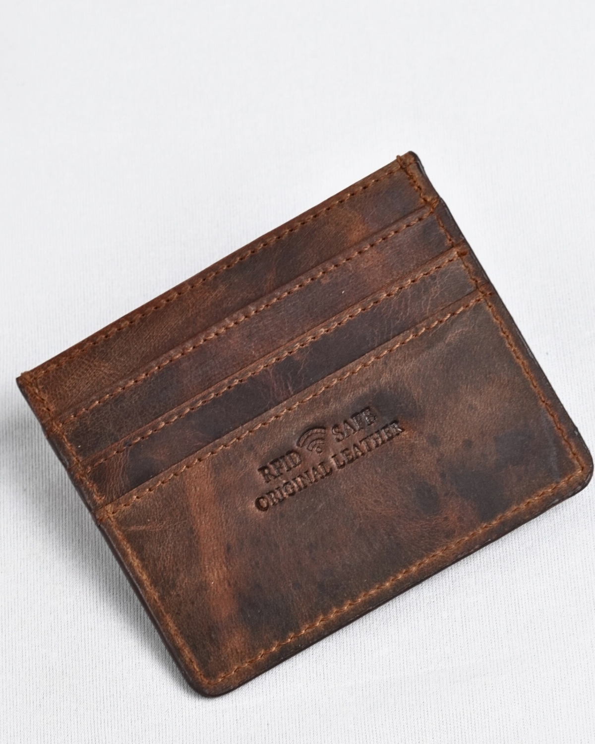 Darwin- Men’s Original Leather Card Holder (Rugged Brown) Darwin- Men’s Original Leather Card Holder (Rugged Brown)