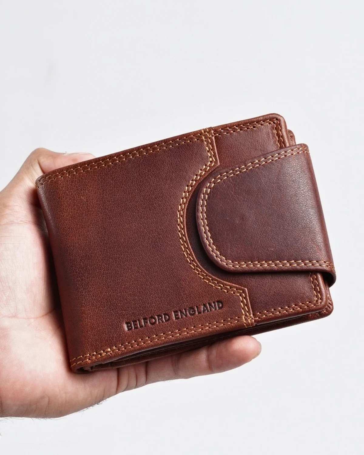 Derby - Men’s Original Leather Wallet (Vintage Brown) Derby - Men’s Original Leather Wallet (Vintage Brown)