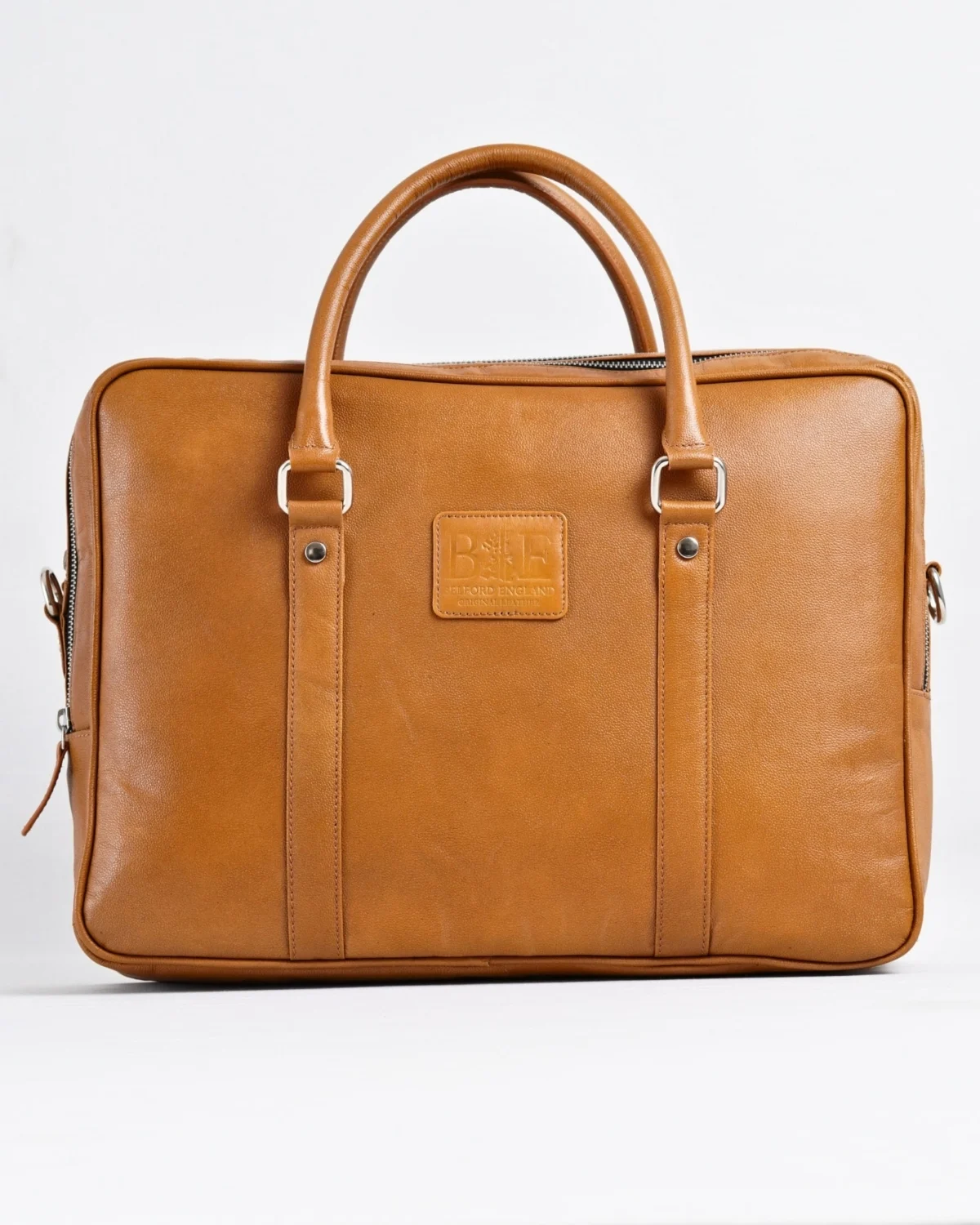 Executive Men's Original Leather Briefcase (Rich Tan) Executive Men's Original Leather Briefcase (Rich Tan)