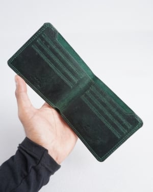 Heritage - Men’s Original Leather Wallet (Rugged Green)