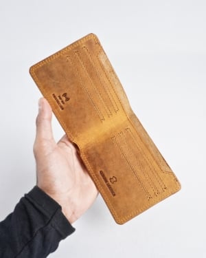 Heritage - Men’s Original Leather Wallet ( Rugged Tan)