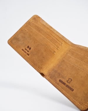 Heritage - Men’s Original Leather Wallet ( Rugged Tan)