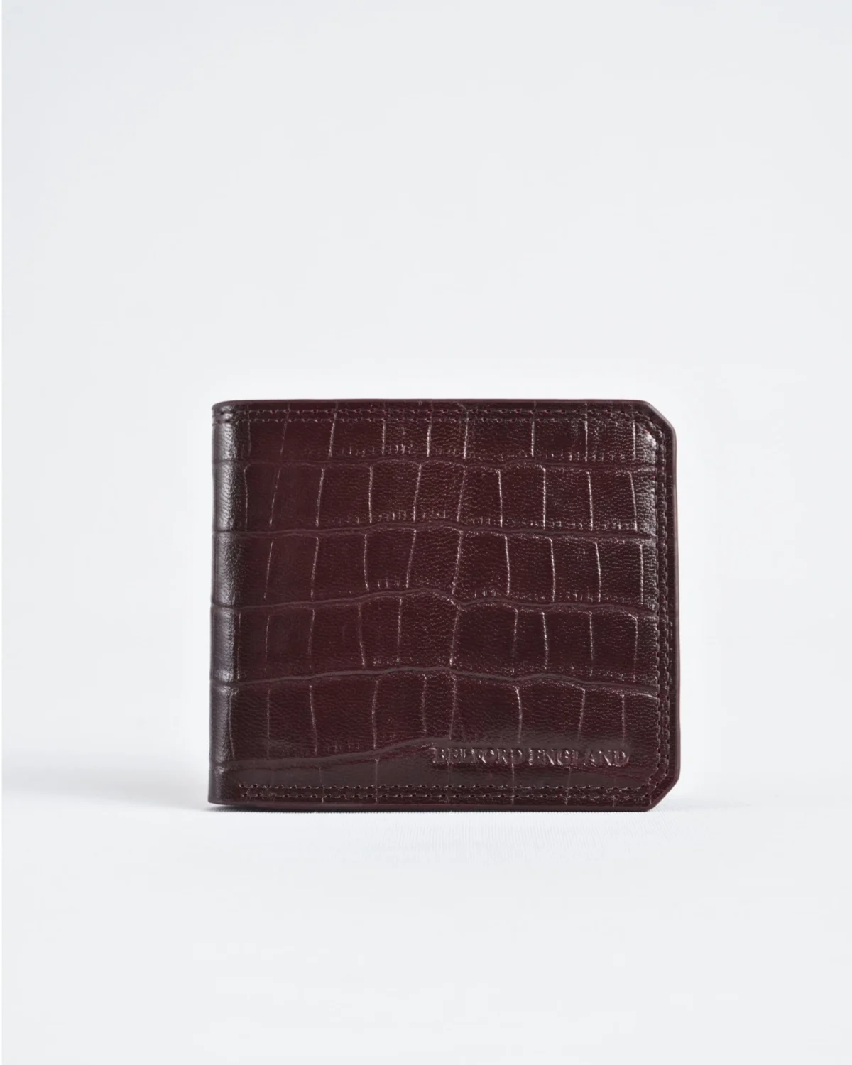 LiverPool - Men’s Original Leather Wallet (Croco Cherry) LiverPool - Men’s Original Leather Wallet (Croco Cherry)