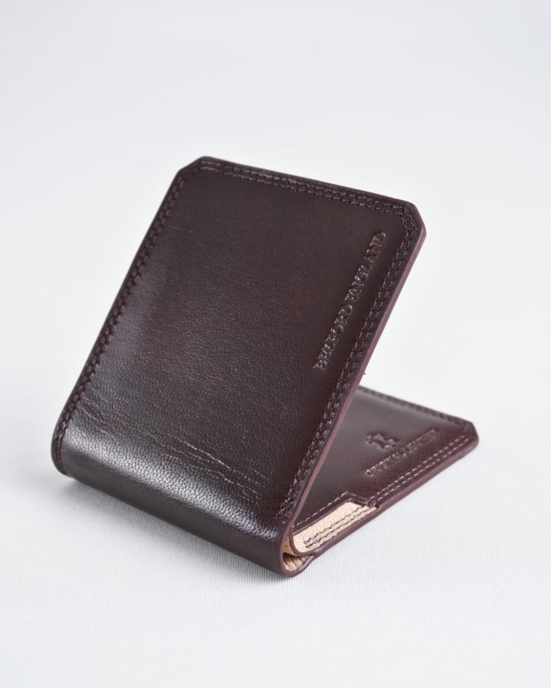 LiverPool - Sleek Men’s Original Leather Wallet (Cherry)