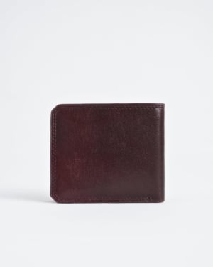 LiverPool - Sleek Men’s Original Leather Wallet (Cherry)