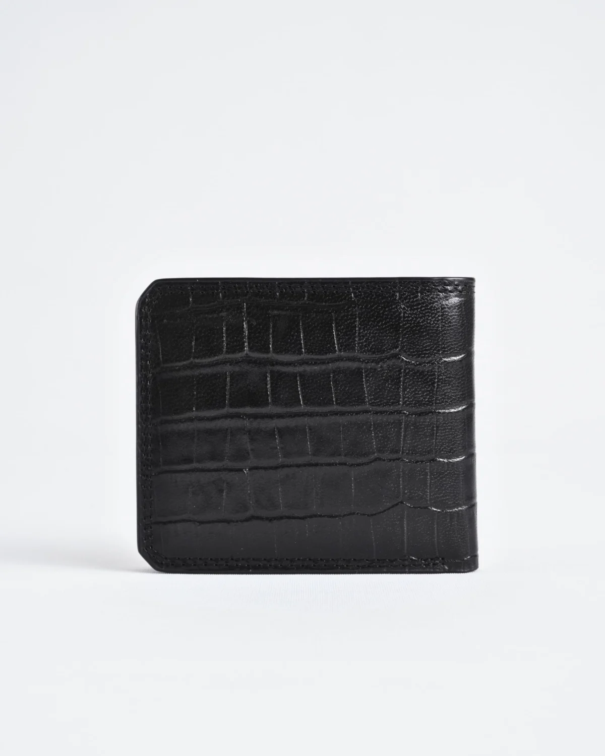 Liverpool - Sleek Men’s Original Leather Wallet (Croco Black) Liverpool - Sleek Men’s Original Leather Wallet (Croco Black)