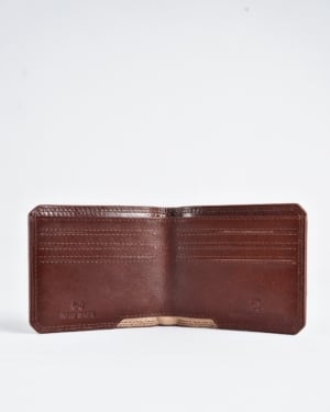 Liverpool - Sleek Men's Original Leather Wallet - (Rich Brown)