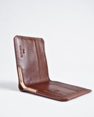 Liverpool - Sleek Men's Original Leather Wallet - (Rich Brown)