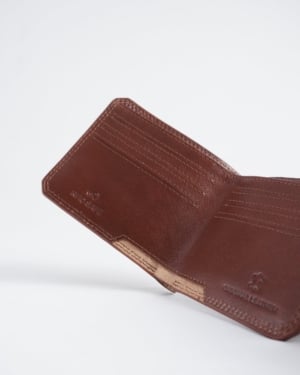 Liverpool - Sleek Men's Original Leather Wallet - (Rich Brown)