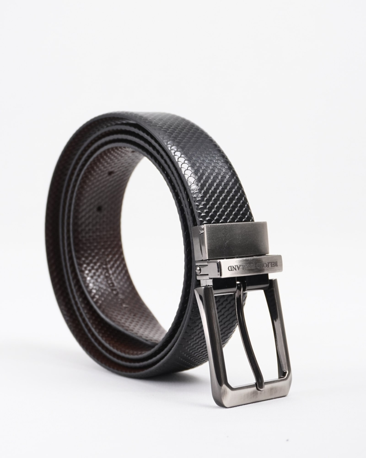 Maverick - Men's Original Casual Leather Belt (Brown & Cherry Blend) Maverick - Men's Original Casual Leather Belt (Brown & Cherry Blend)