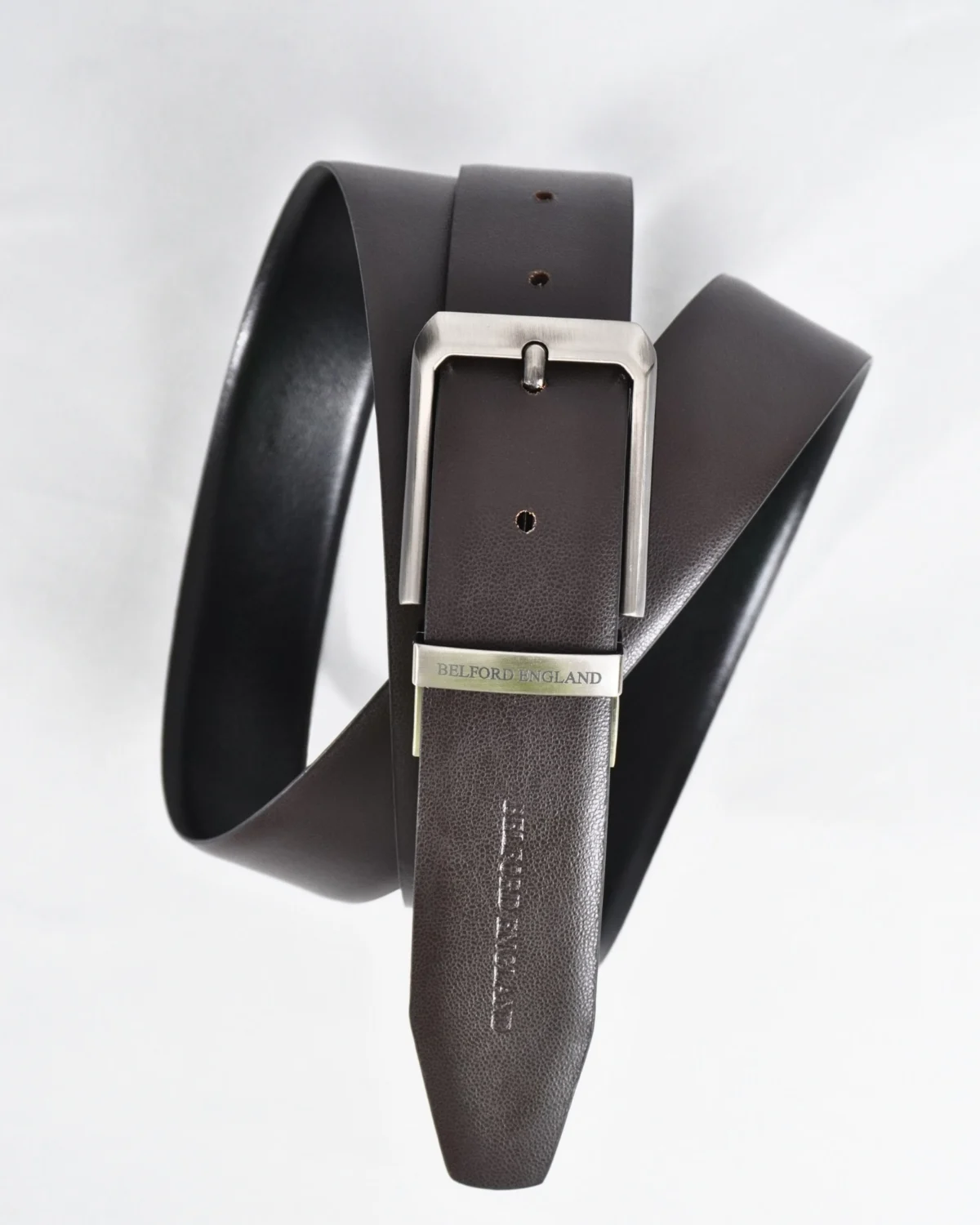 Mexico - Men's Original Leather Belt Reversible (Classic Black & Brown) Mexico - Men's Original Leather Belt Reversible (Classic Black & Brown)