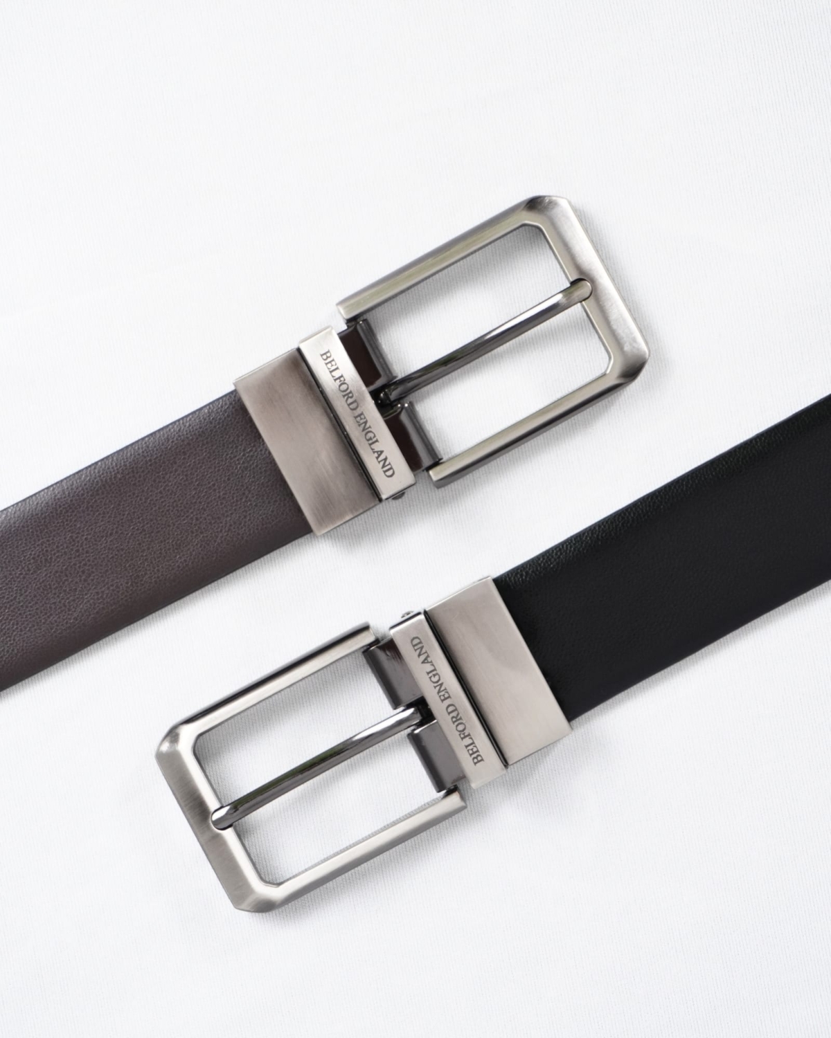 Mexico - Men's Original Leather Belt Reversible (Classic Black & Brown) Mexico - Men's Original Leather Belt Reversible (Classic Black & Brown)