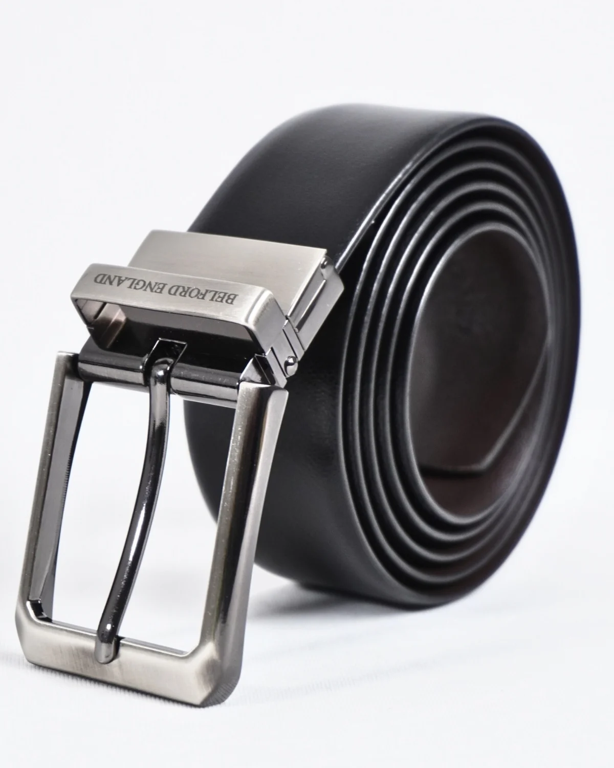 Mexico - Men's Original Leather Belt Reversible (Classic Black & Brown) Mexico - Men's Original Leather Belt Reversible (Classic Black & Brown)