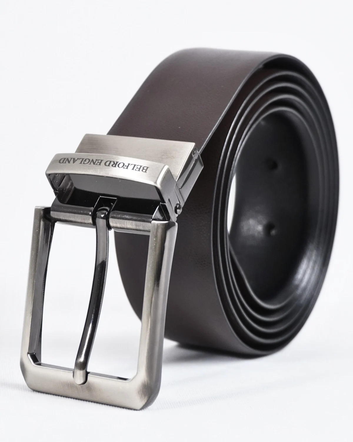 Mexico - Men's Original Leather Belt Reversible (Classic Black & Brown) Mexico - Men's Original Leather Belt Reversible (Classic Black & Brown)