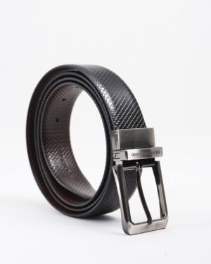 Salmon Men's Original Leather Belt Reversible (Black & Brown)