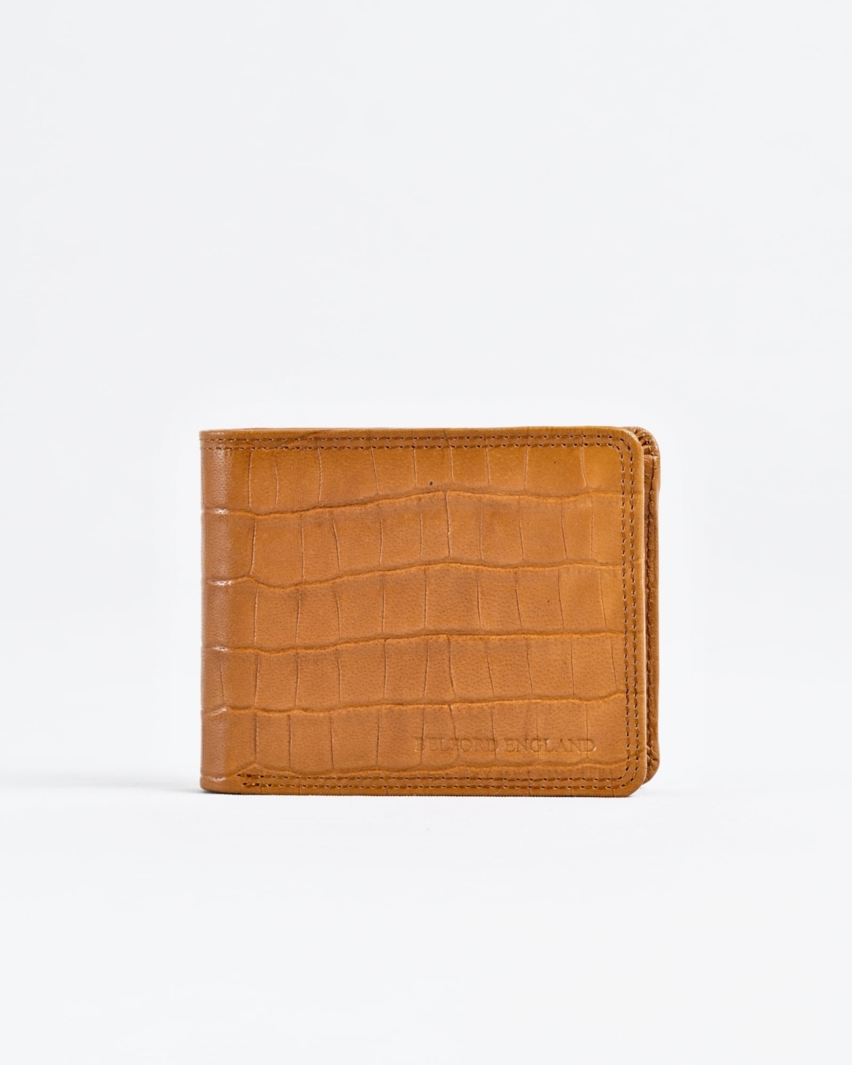 Tanner Men’s Original Leather Wallet (Almond Croco Brown) Tanner Men’s Original Leather Wallet (Almond Croco Brown)