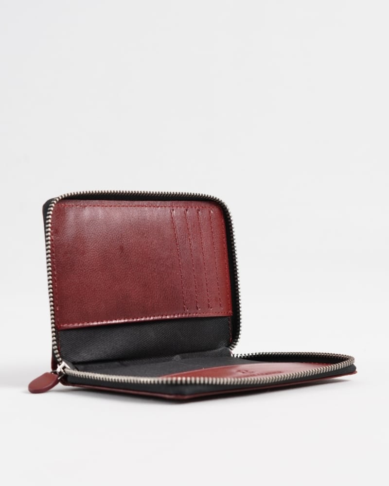 Oliver - Original Leather Sleek Passport  Holder (Brown and Cherry Blend)