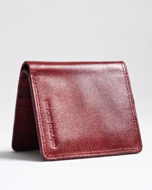 Aubrey - Men’s Original Leather Wallet (Brown & Cherry Blend)