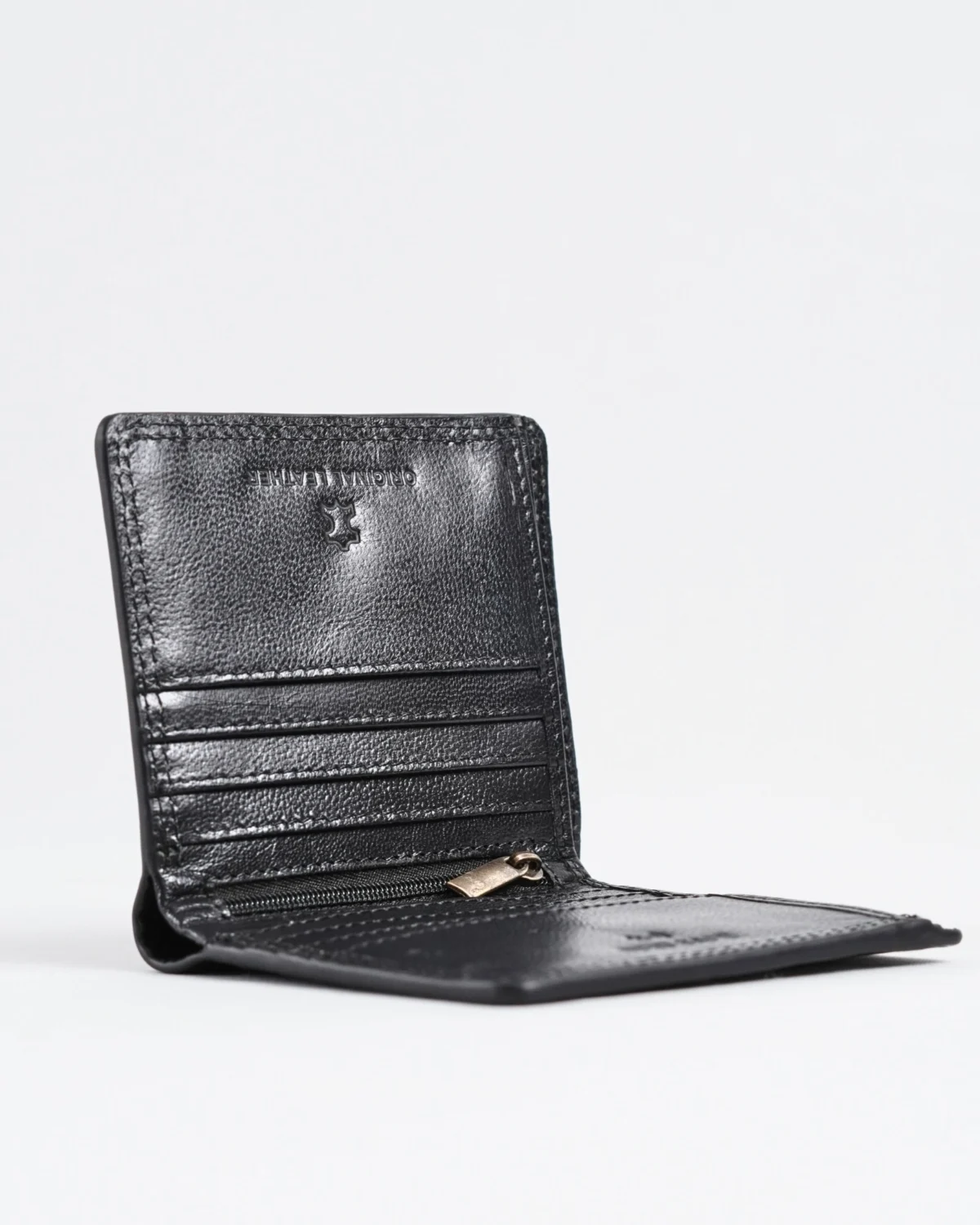 Aubrey - Men’s Original Leather Wallet (Jet black) Aubrey - Men’s Original Leather Wallet (Jet black)