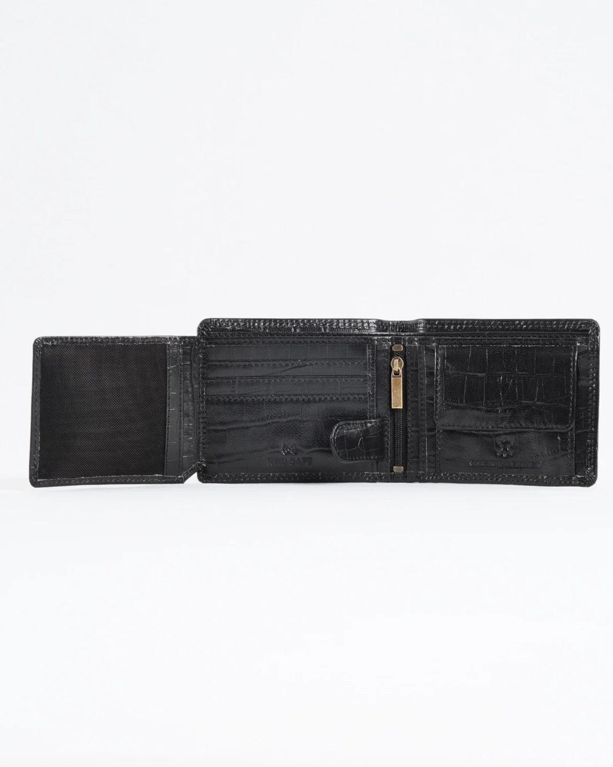 Cambridge Men’s Original Soft Leather Wallet (Croco Black) Cambridge Men’s Original Soft Leather Wallet (Croco Black)