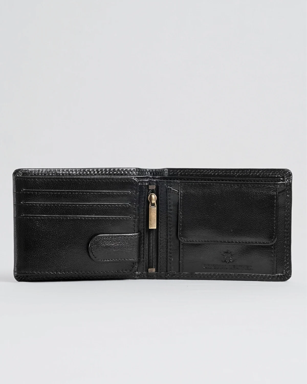 Harvard Men’s Original Leather Wallet (Jet Black) Harvard Men’s Original Leather Wallet (Jet Black)