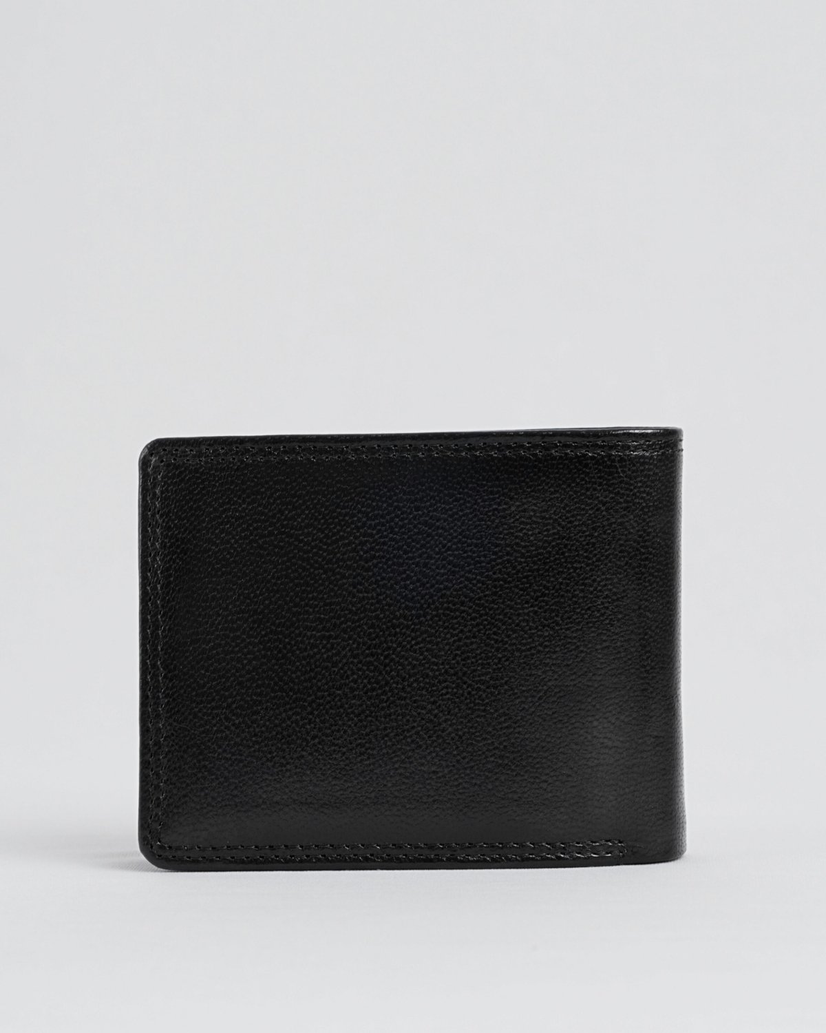 Harvard Men’s Original Leather Wallet (Jet Black)