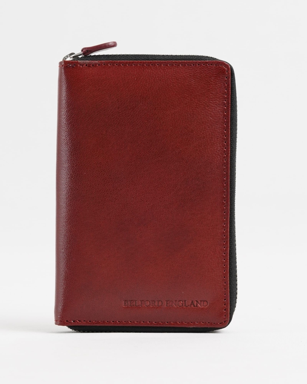 Oliver - Original Leather Sleek Passport Holder (Brown and Cherry Blend) Oliver - Original Leather Sleek Passport Holder (Brown and Cherry Blend)