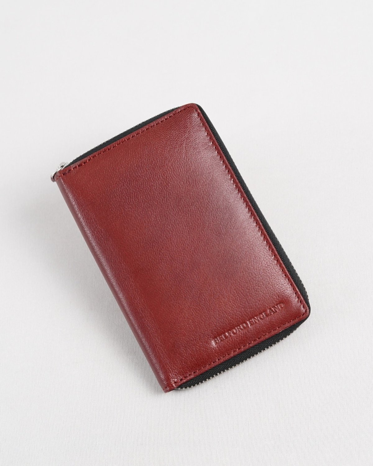Oliver - Original Leather Sleek Passport Holder (Brown and Cherry Blend)