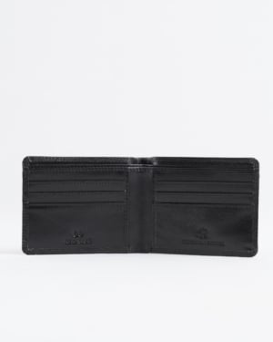 Real Madrid - Men’s Original Sleek Leather Wallet (Black)