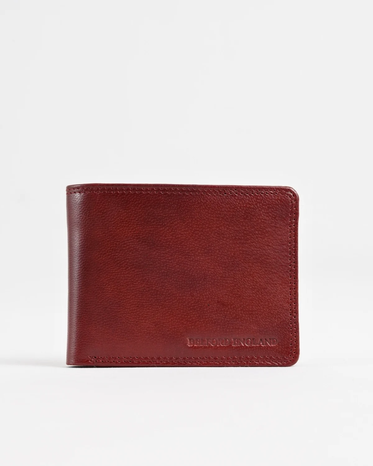 Real Madrid - Men’s Original Sleek Leather Wallet (Brown and Cherry Blend) Real Madrid - Men’s Original Sleek Leather Wallet (Brown and Cherry Blend)