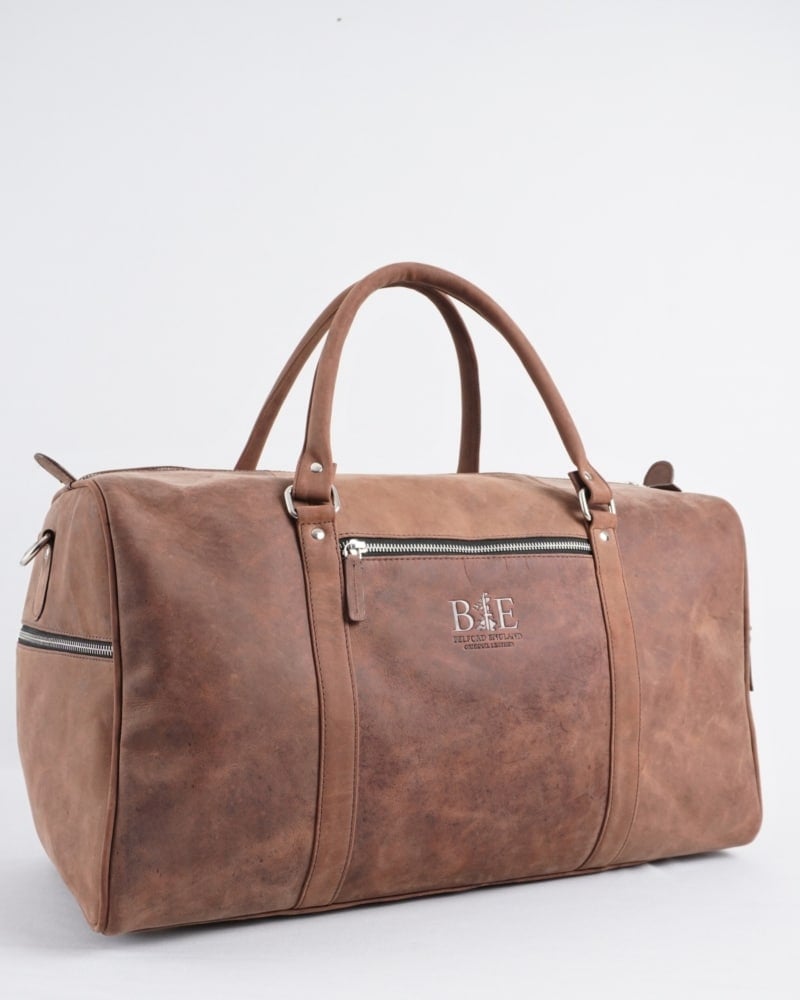 Classic Traveller - Original Leather Travel Bag (Rugged Brown)