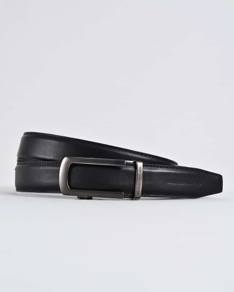 Oxford Men's Original Leather Belt  (Black)