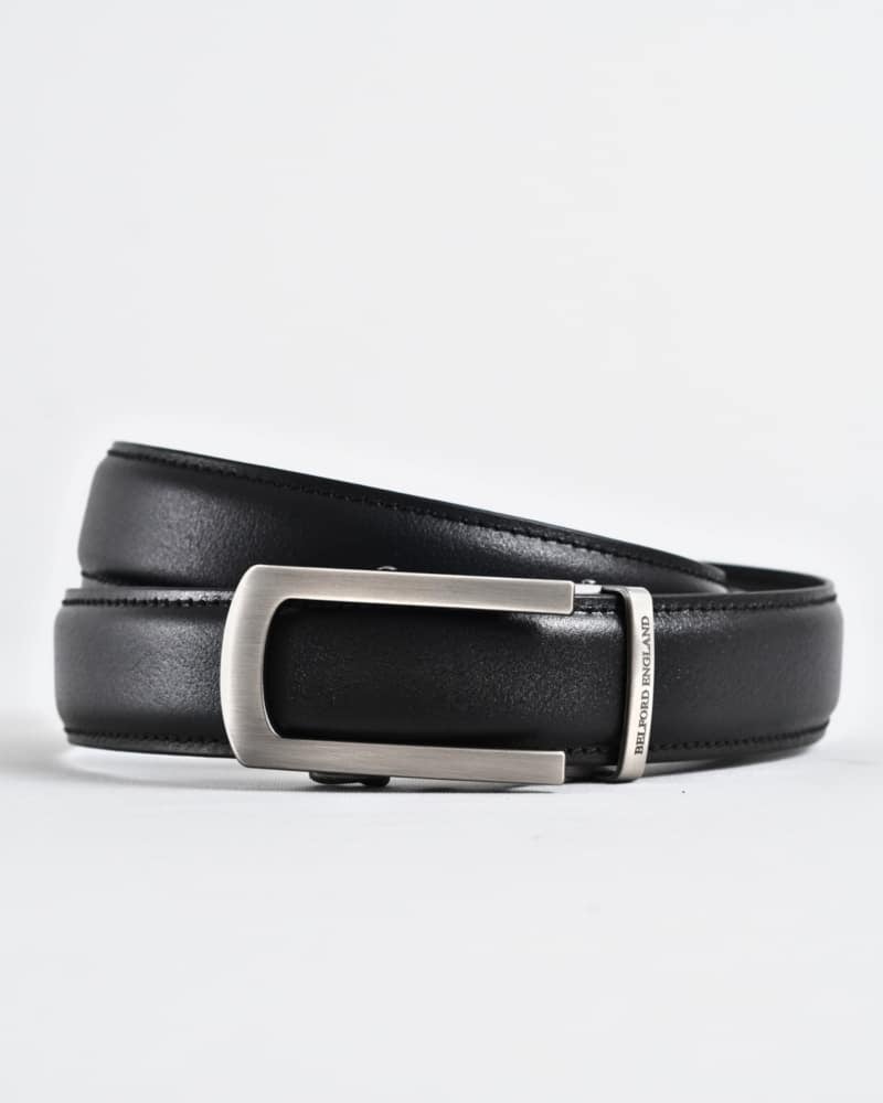 Oxford Men's Original Leather Belt  (Black)