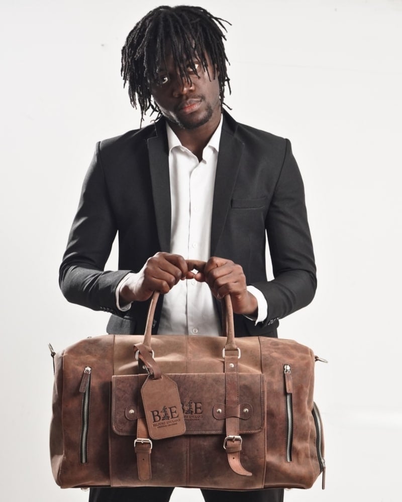 The Heritage - Original Leather Travel Bag (Rugged Brown)