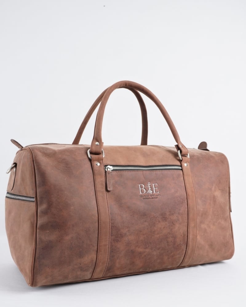 Classic Traveller - Original Leather Travel Bag (Rugged Brown)