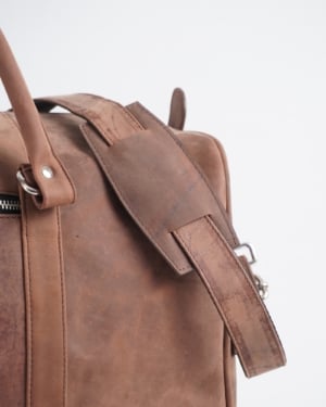 Classic Traveller - Original Leather Travel Bag (Rugged Brown)