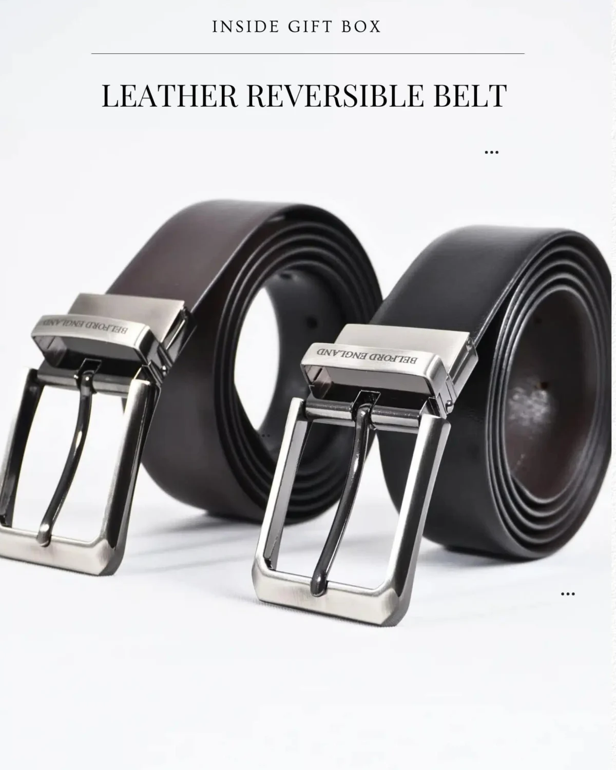 Gift For Men: Personalized Luxury Leather Wallet, Belt & Card Holder Set Gift For Men: Personalized Luxury Leather Wallet, Belt & Card Holder Set