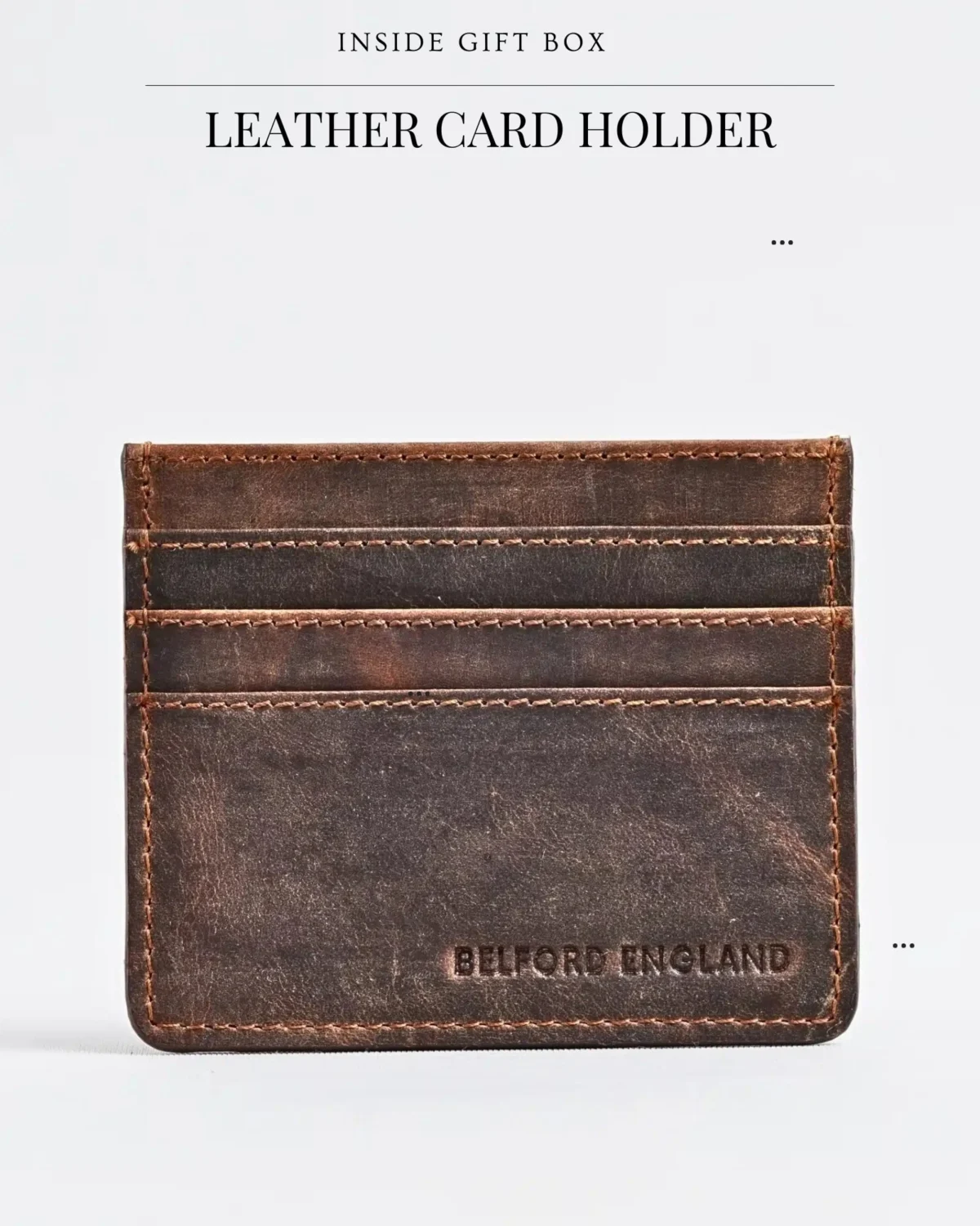 Gift For Men: Personalized Luxury Leather Wallet, Belt & Card Holder Set Gift For Men: Personalized Luxury Leather Wallet, Belt & Card Holder Set