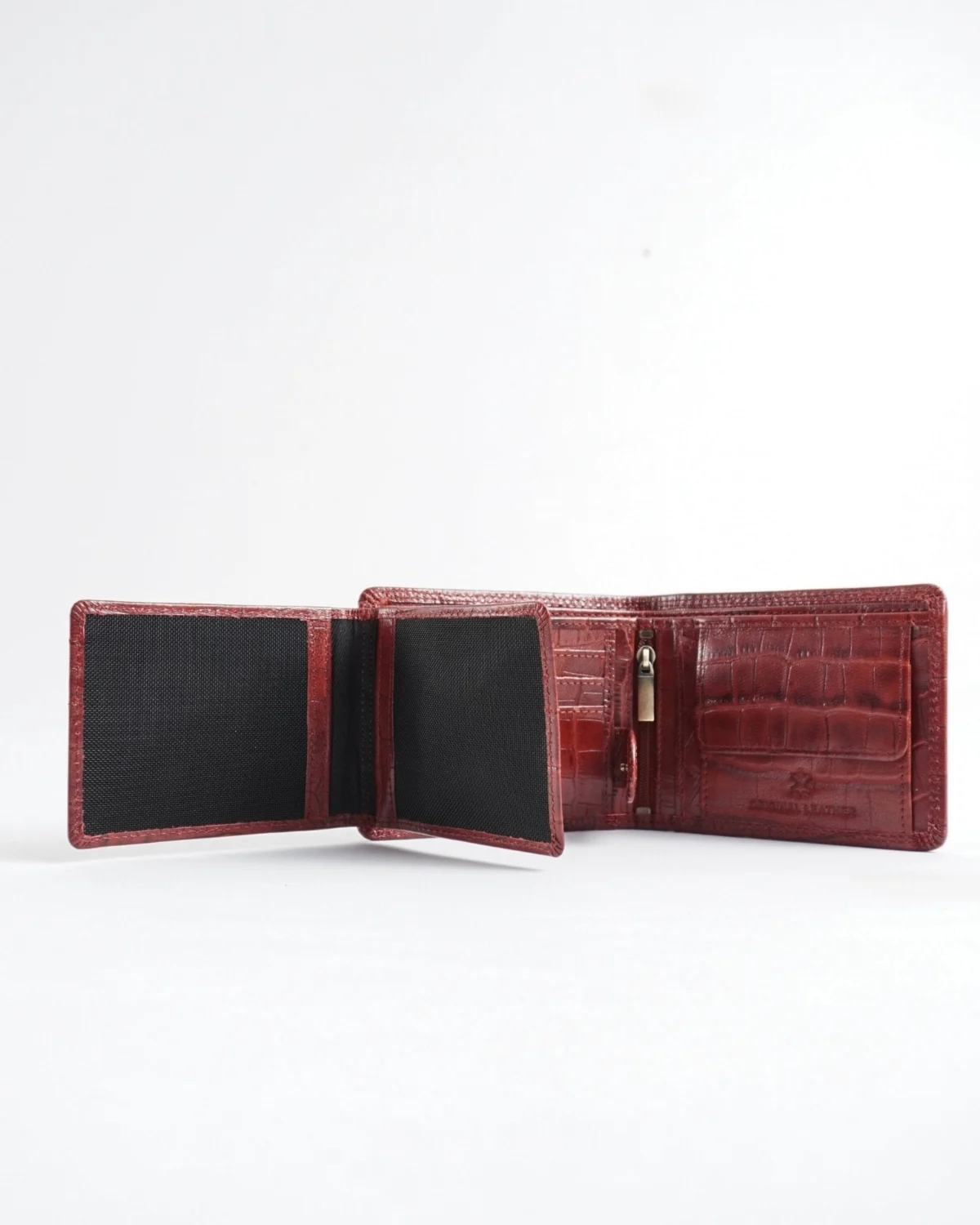 Harvard Men’s Original Leather Wallet (Croco Brown & Cherry Blend) Harvard Men’s Original Leather Wallet (Croco Brown & Cherry Blend)