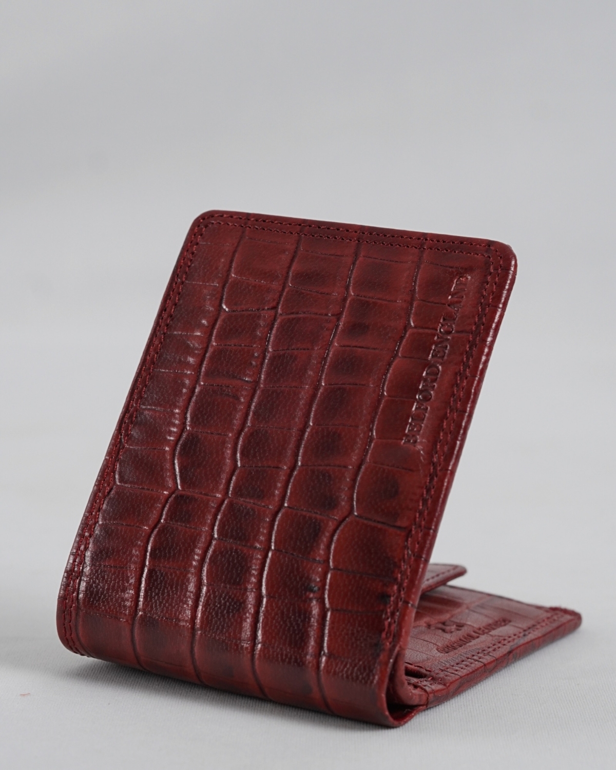 Harvard Men’s Original Leather Wallet (Croco Brown & Cherry Blend) Harvard Men’s Original Leather Wallet (Croco Brown & Cherry Blend)