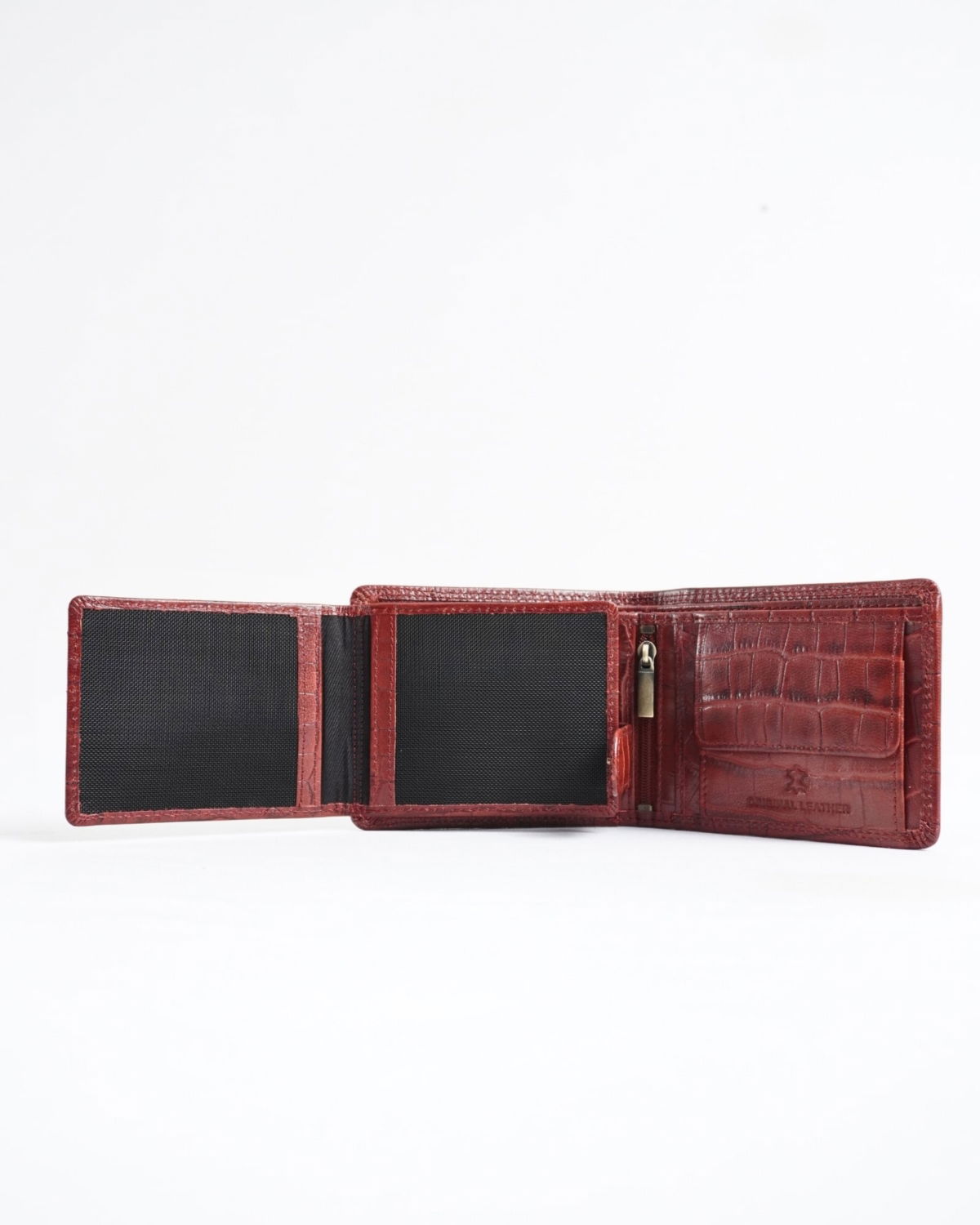 Harvard Men’s Original Leather Wallet (Croco Brown & Cherry Blend) Harvard Men’s Original Leather Wallet (Croco Brown & Cherry Blend)