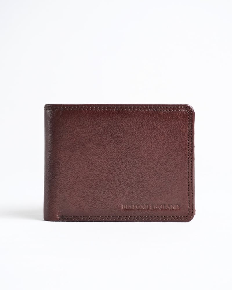 Harvard Men’s Original Leather Wallet (Rich Brown)