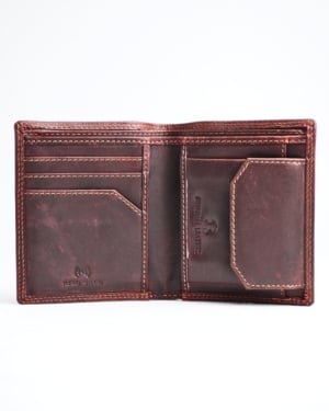 Hyde Men’s Original Leather Wallet (Vintage Brown)